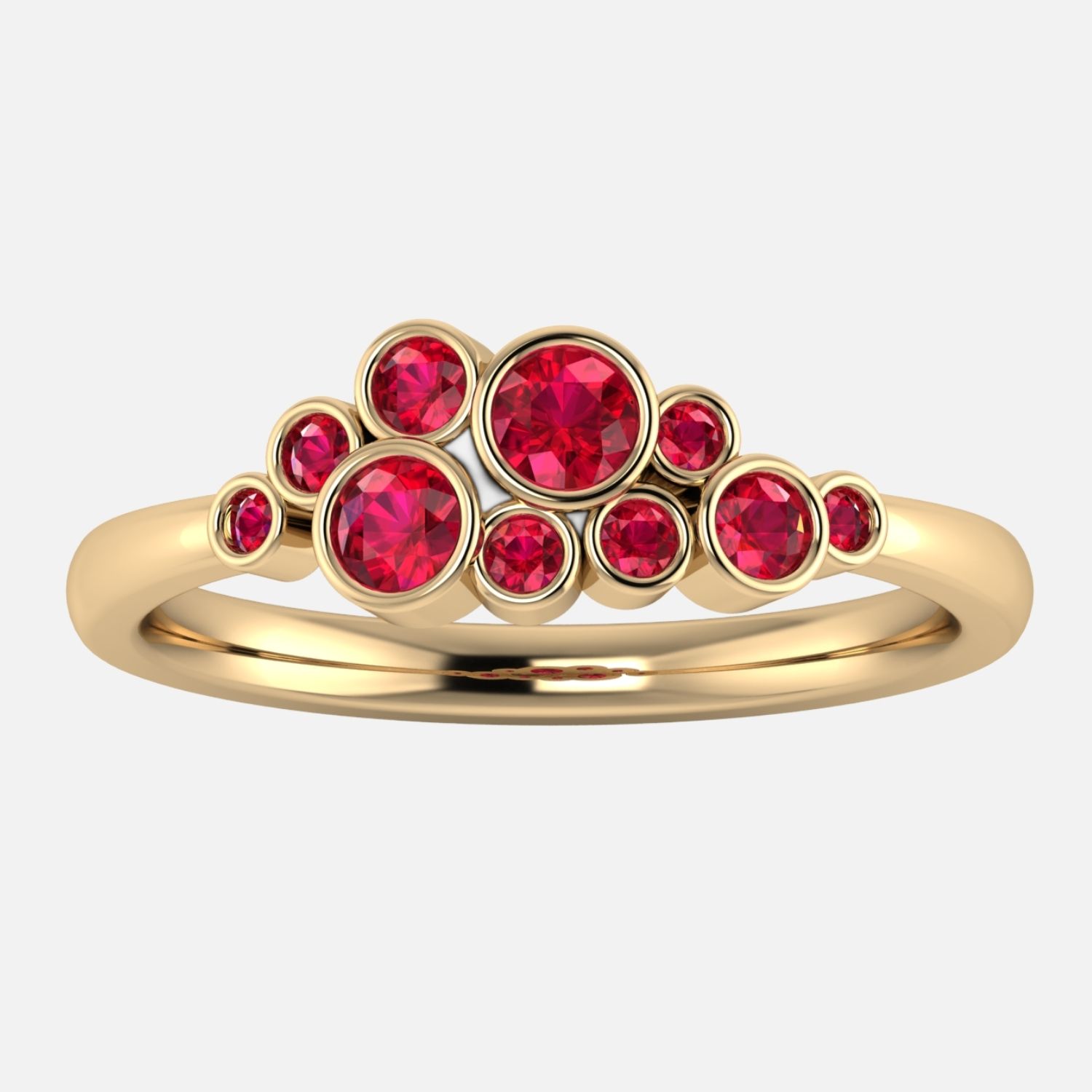 Gemstone Diamond Rings